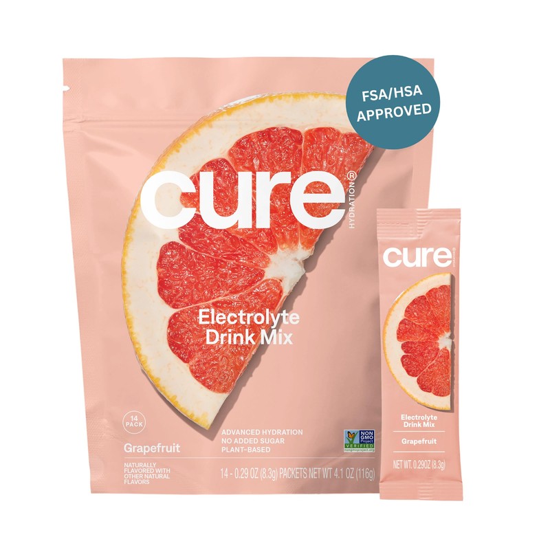 Cure Hydration | Plant-Based Electrolyte Drink Mix | No Added