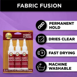 Aleene's Aleene's Fabric Fusion Glue, 3 Count, (Pack of 1)