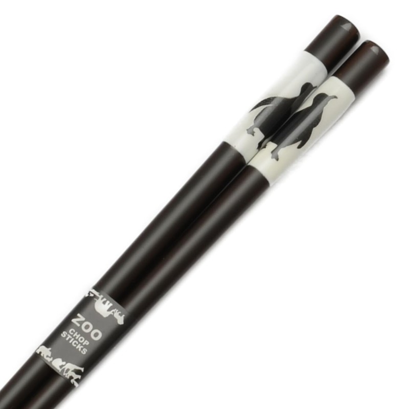 Aoba 248729 Chopsticks Animals, Dragonfly Silhouette, Penguin, 9.1 inches (23