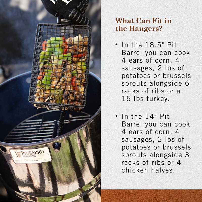 Pit Barrel Cooker 3-Hanger Value Pack | Barrel Smoker Hangers