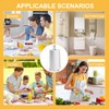 Kitchen Roll Holder, Silver Kitchen Roll Holder Standing with Clamping