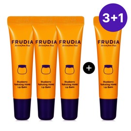 Hurdia 3+1 블루베리 하이드레이팅 고보습 각질제거 허니 립밤(NEW 튜브형) 3+1 Blueberry Hydrating High Moisture Exfoliating Honey Lip Balm (NEW Tube Type)
