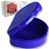 QUIST (TM) Solid Orthodontic Retainer Case (Purple)