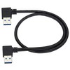 AAOTOKK 90 Degree 3.0 A USB Cable Left & Right