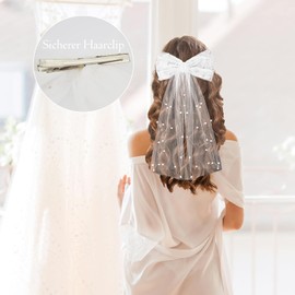 JoyChoi JGA Accessories Women 4-Piece - Bride to Be Sash, Heart Sunglasses, Veil & Bride Hair Accessories Headband - JGA Decoration Set for Stag Night Women & Bachelorette Party