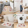 Kitchen Rugs, 2PCS Waterproof Kitchen Mats, Cushioned Anti Fatigue Kitchen