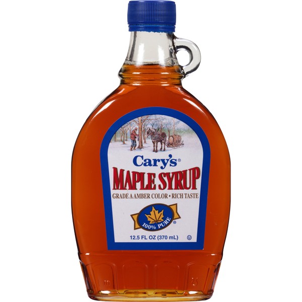 Cary's Pure Maple Syrup, Grade A Amber, 12.5 Ounce