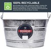 Behrens Hot-Dipped Galvanized Steel Utility Pail 4-1/4 Gallon