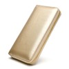 Toyonco Men's Long Wallet, Large Capacity, Genuine Leather, Luxury Leather,