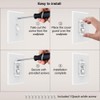 Child Proof Light Switch Cover Guard 5Pack - Unbreakable Toggle