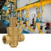 1pc Brass Adjustable Water Pressure Reducing Regulator Valve Thread DN15