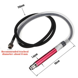 Faderr 1/4 inch Compact Pencil Grinder with 1/8-Inch Clamp, Practical Cutting Pencil Grinder with Wrench Handheld(Red)