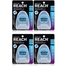 [Bulk Purchase] Reach Ultra Clean Floss Soft Slide, 98.5 ft (27 m) x 4 Pieces