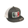 Lazy J Ranch Wear Mexico Elevation Cap, Gray/White, One Size