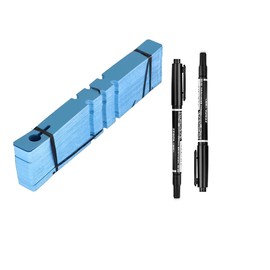 200Pcs Blue Plant Labels Plant Tags Wrap Around Hanging Tags Adjustable Outdoor Nursery Garden Labels Sun-Proof Reusable Tree Markers with 2pcs Waterproof Permanent Marker Pen (200pcs Blue)