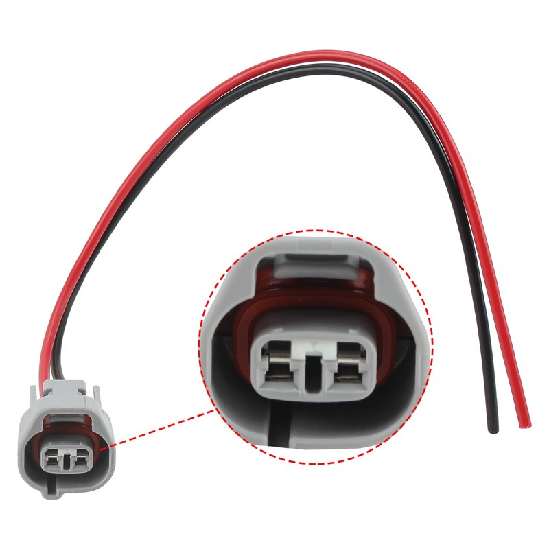 MOTOALL 2 Side Pigtail Light Marker Connector Harness for Toyota