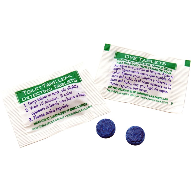 New Resources Group Toilet Leak Detection Dye Tablets (Detect Silent