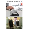 Wumio Mini Smartphone Stand, Black, Set of 2, Compact, Foldable,