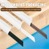 Ouliget Independent Packaging Three Hole Coffee Stirrers Sticks,2 in 1
