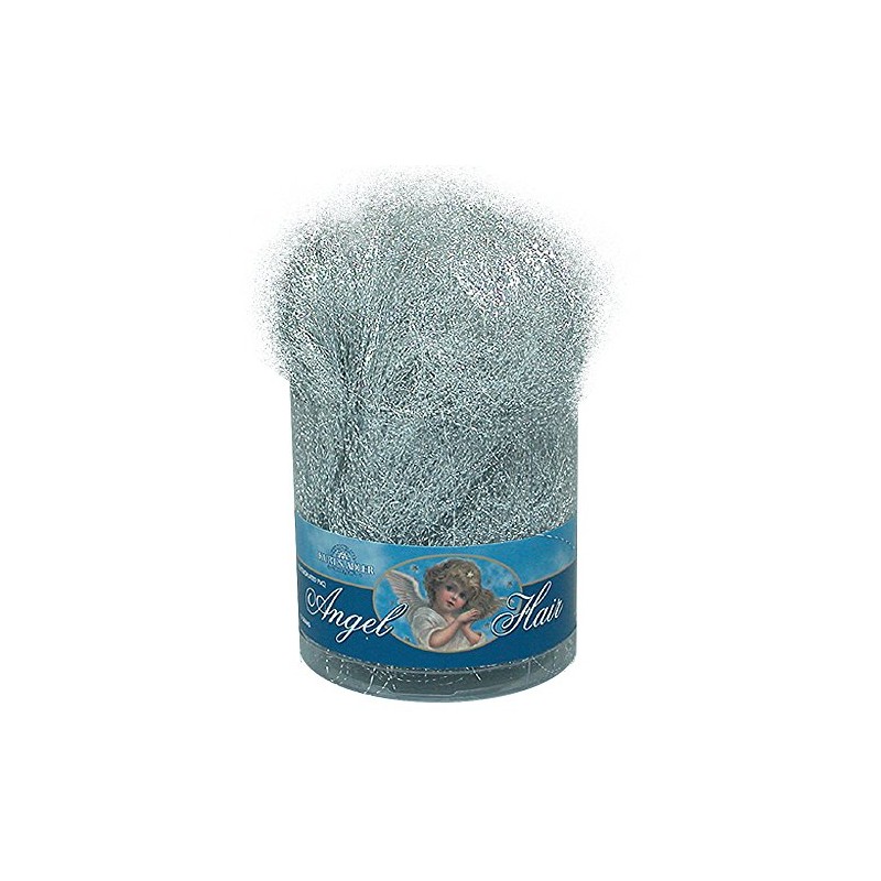 Kurt Adler Pvc Silver Angel Hair 15 Grams,Christmas