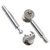 Luomorgo Furniture Cabinet Fixing Screw Locking Bolt Fitting 30pcs