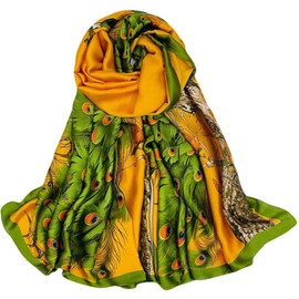 Acotavie Scarfs for Women Lightweight Print Floral Pattern Scarf Fashion Scarves Sunscreen Wraps Shawls (U&53)