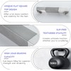 LIWEIKE Brushed Nickel Shower Foot Rest Bar Wall Mount Shower