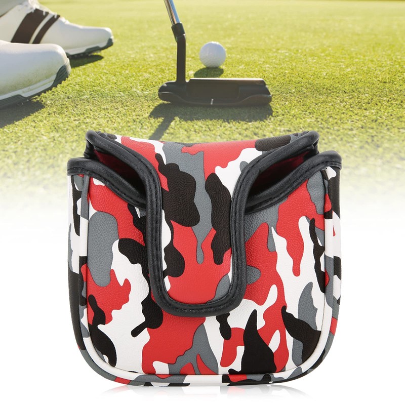 Alomejor Funda Cuadrada para Putter PU Impermeable con Cierre Magnético,