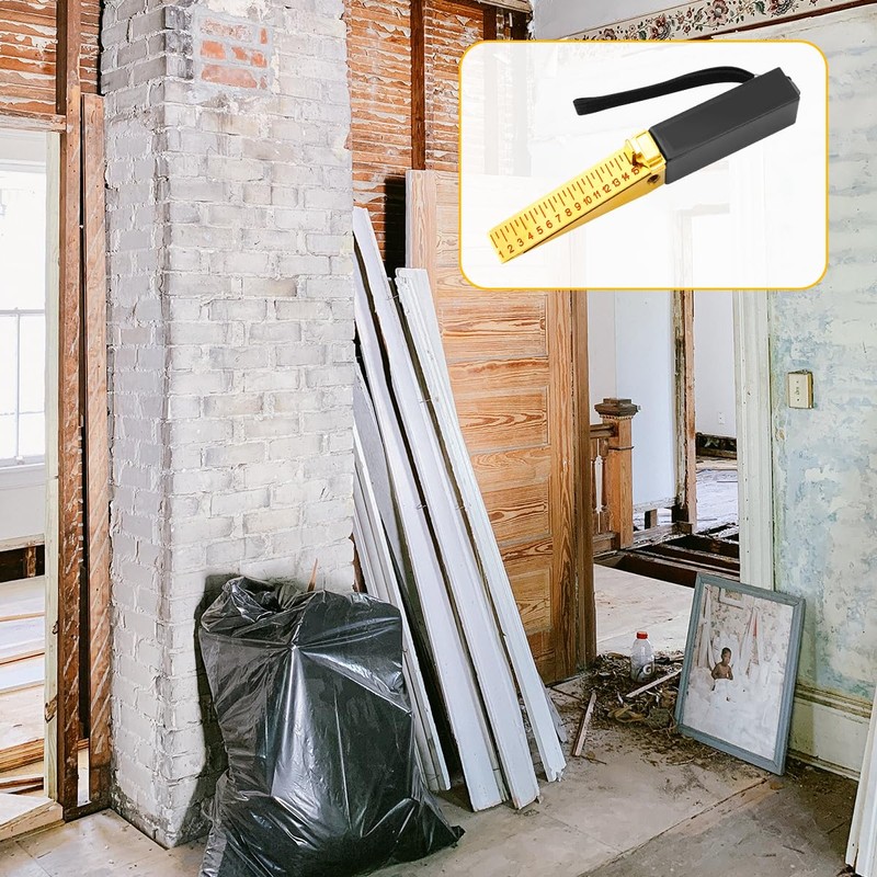Fire Door Gap Gauge,Precision Wedge-Shaped Vernier Feeler Gauge for Engineering