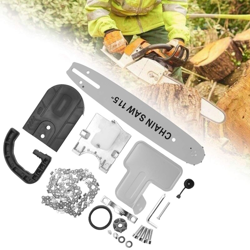 TOPINCN Chain Saw Converter Angle Grinder Electric Chainsaw for Accessories