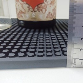 Premium Bar Mat 28in x 16in Strong Thick Durable and Stylish Service Bar Mat for Spills, Coffee, Bars, Restaurants, Counter Top Dish Drying Mat, Glass Drying Mat