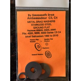Ambassadeur Smooth Drag Abu 4000, 5000, 6000 Ambassadeur C3 C4 Stainless Steel Washers