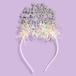 xo, Fetti New Years Eve Headband - Fits Adult + Child - NYE 2023, Happy New Years Decorations, NYE Hair Accessory