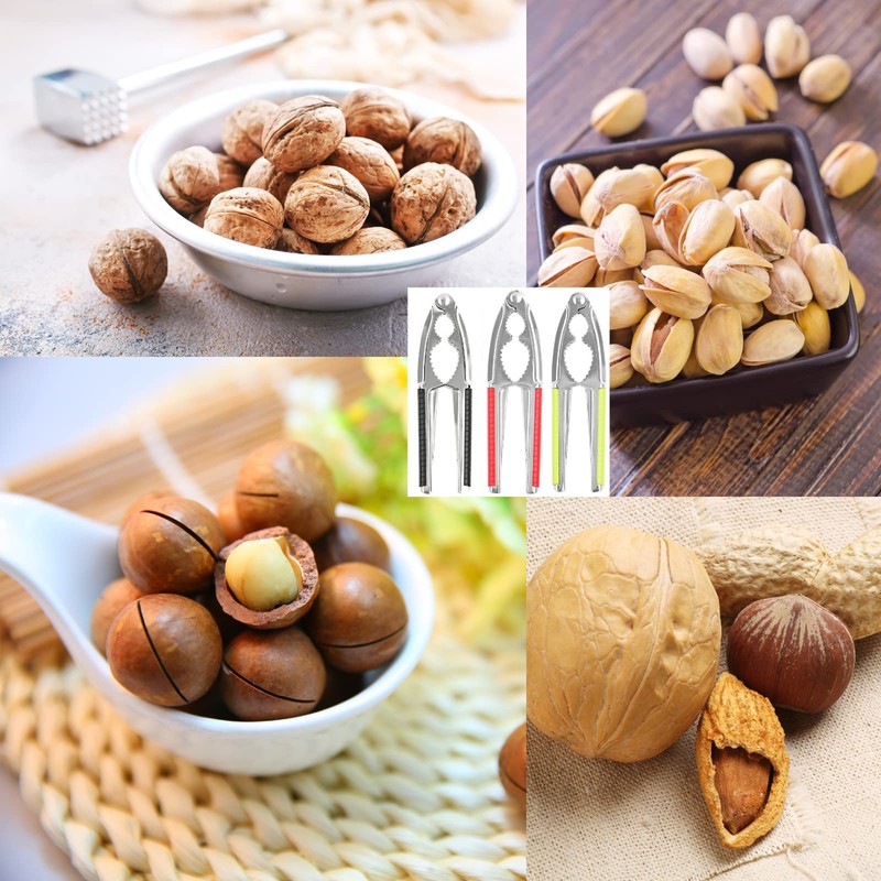 8 Pcs Nut Crackers for All Nutcracker Seafood Tools Walnut