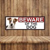 SHAWPRINT Jack Russell BEWARE OF THE DOG METAL GATE SIGN