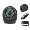 Black Button Compass Mini Survival Compass Compass for Hiking Oil