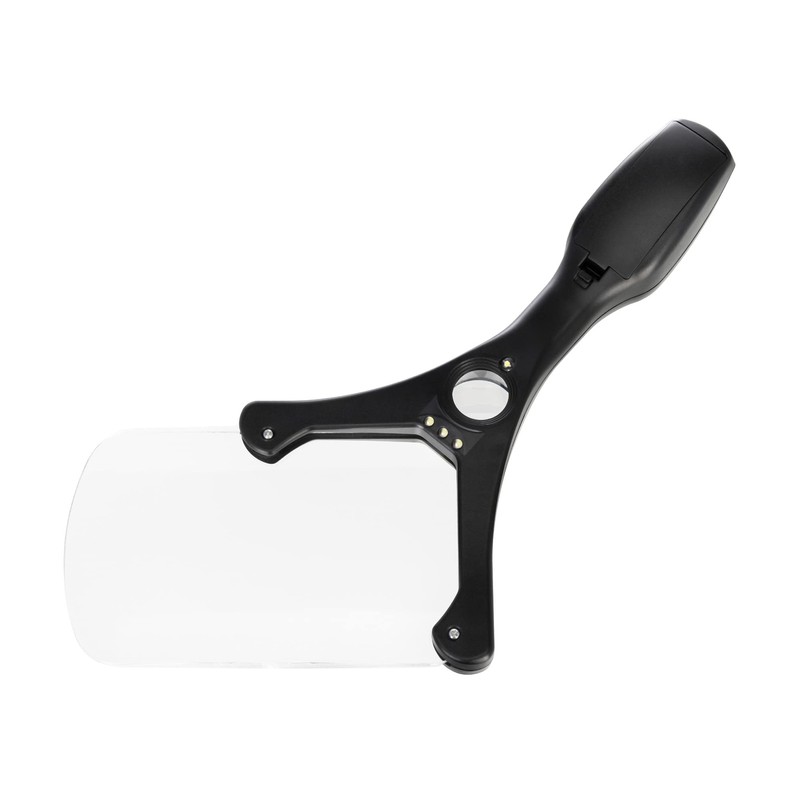 Levenhuk Zeno Read ZR20 Lightweight Handheld LED Magnifier with Light