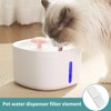 6 Pcs Cat Water Fountain Filter, Pet Drinking Dispenser Filter,
