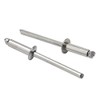 ISPINNER 50pcs 1/8" x 1/2" Stainless Steel Blind Rivets, 3.2 x 12.7mm Pop Rivets, Pack of 50