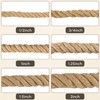 Manila Rope 1 Inch x 150 Feet, Twisted Thick Rope