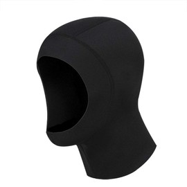 Thickened Neoprene Wetsuit Hood Thermal Scuba Diving Snorkeling Hood Head UV Protection Cap Stretchy Surfing Boating Swimming Canoeing Water Sports Hood for Men Women