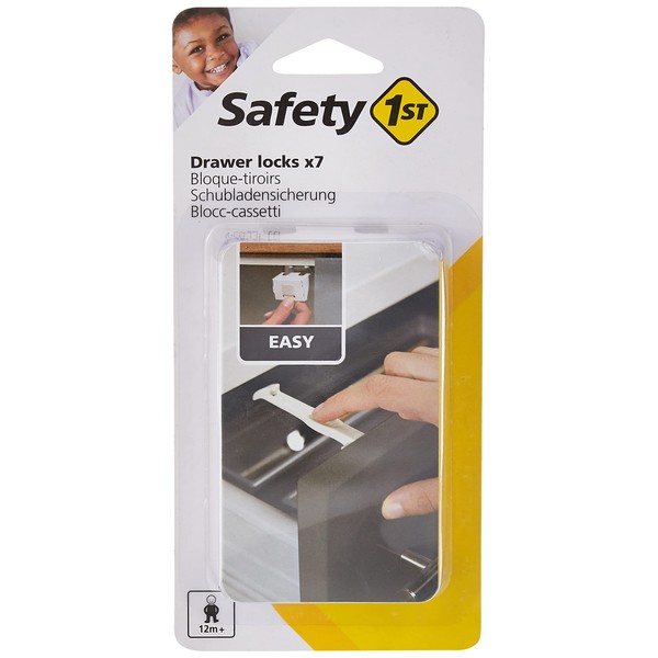 Safety 1st Drawer Lock, White, 60 g