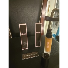 Revlon Flesh Pure Flesh Liquid Foundation Cappuccino Warm Peach  23 Lot Of (2)  NIB