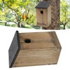 Wooden Pet Bird Nests House Nesting Box Birdhouse Accessories for