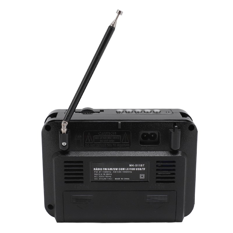 Portable Shortwave Radio FM AM SW Bluetooth 5.0 Multifunction Multi