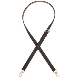 CRAZYSMITH Adjustable Crossbody Straps for Purses and Handbags, Genuine Leather Purse Strap Replacement for Crossbody, Shoulder Bag, Fit for LV Onthego Bag, with Gold Metal Buckle, 39-44 Inch