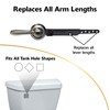 Korky Strong Arm Metal Toilet Handle and Lever - Universal