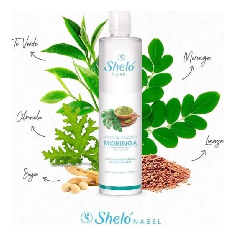 Shampoo Moringa Protector Hidrata Repara Sheló Nabel