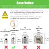Makergroup E12 LED Light Bulbs for Dryer Refrigerator Water Dispenser