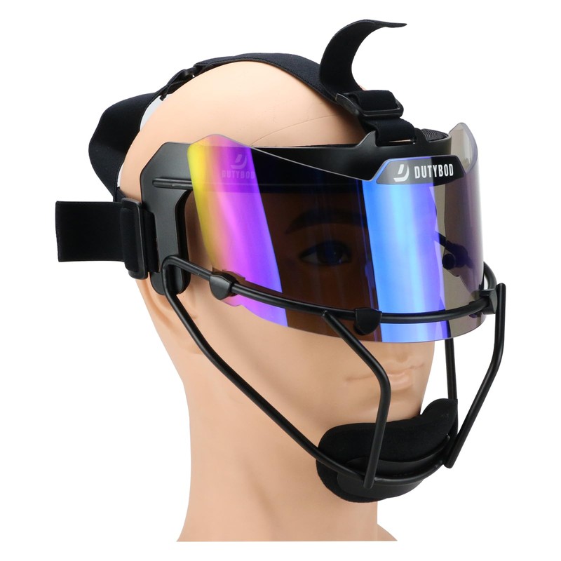 DUTYBOD Softball Face Mask Softball mask Visor Lightweight and Comfortable